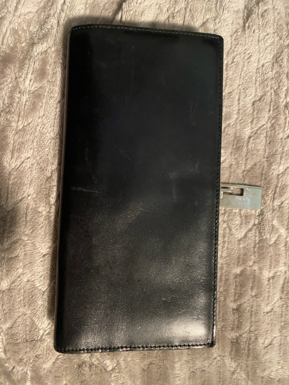 Gucci Black Leather Wallet with Silver Hardware - Picture 4 of 15